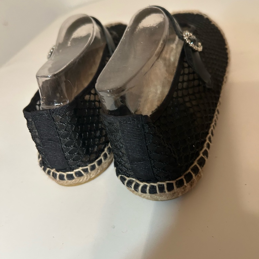 J. Crew Mary Jane mesh espadrille flats Size 8 EUC - Picture 3 of 9